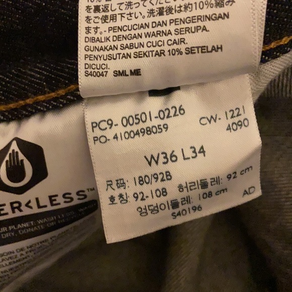 Mens Levi’s 36x34 relaxed/straight leg. Worn once - Picture 8 of 8